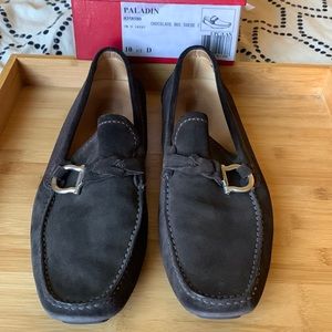 Salvatore Ferragamo shoes. Paladin model. Size 10.5. Chocolate color. Like new.